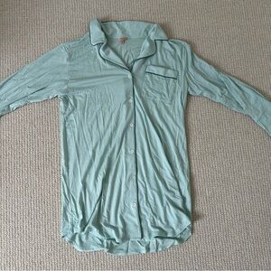 Eberjey NWOT Gisele Tencel Modal Sleep shirt in Surf Spray Agave